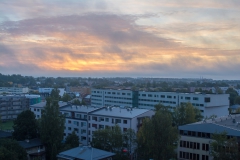 Morning in Tartu monring sunrise clouds tartu