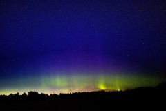 Aurora aurora nightscape